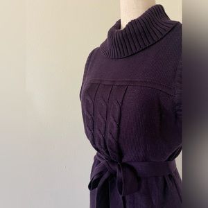 Calvin Klein - Purple Sleeveless Sweater Dress, Size Large, New w/ Tag, Women